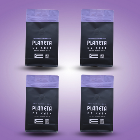 Puerto Rican Medium Roast Coffee 4 Pack - Ground